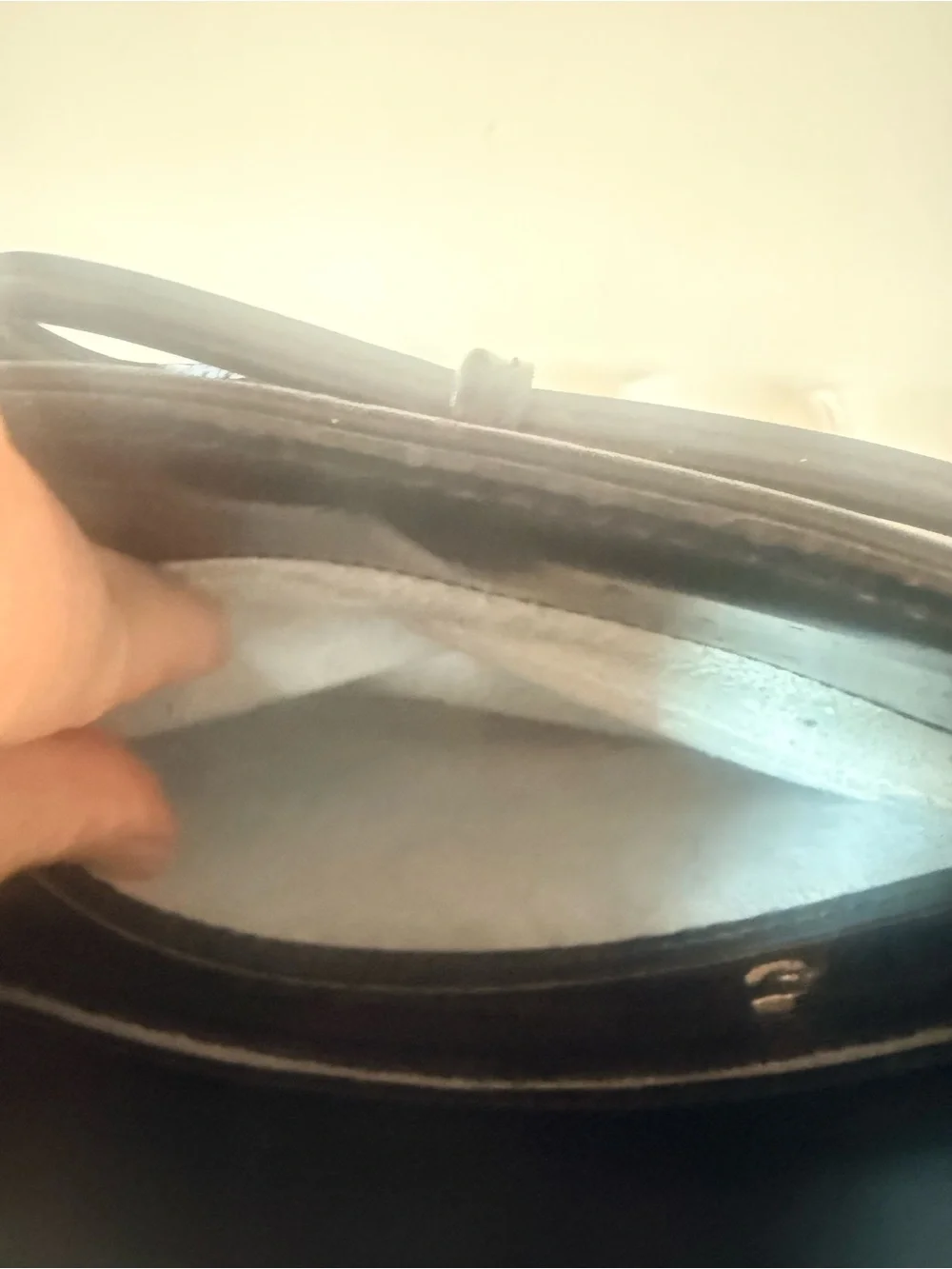 Vintage Anya Hindmarch Black Patent Leather Tassel Bag  Y2K